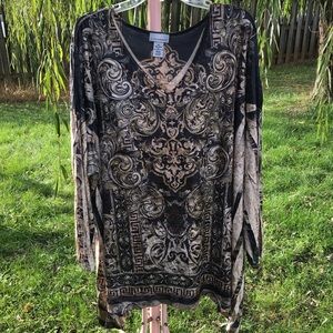 Catherines Elegant Pattern Blouse